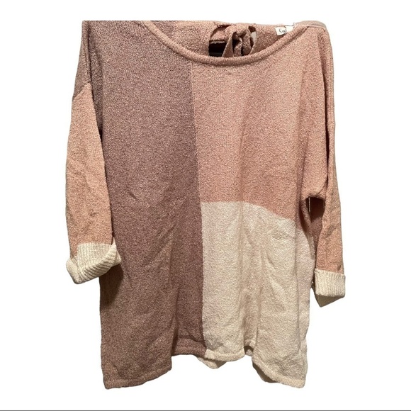 BY the river color block pull over sweater - Picture 4 of 15